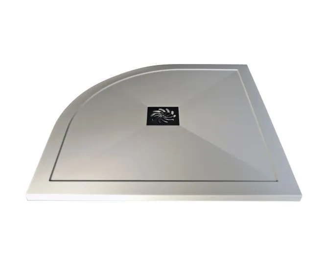 Envy 25mm Ultra-Slim 1000mm x 800mm Offset Quadrant Tray & Waste (LH) main product photo