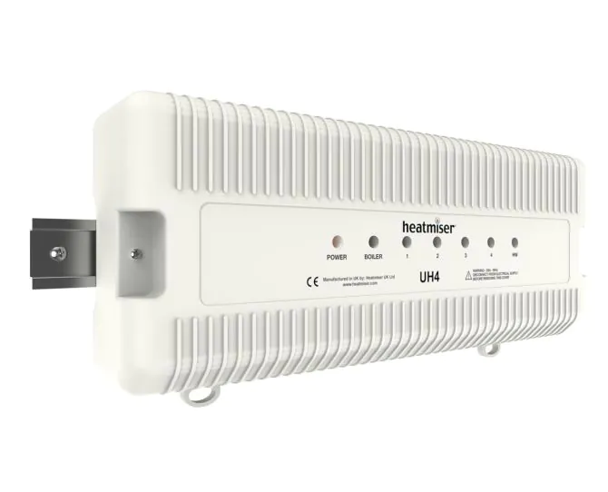 Heatmiser UH4 - 4 Zone 230v Wiring Centre main product photo