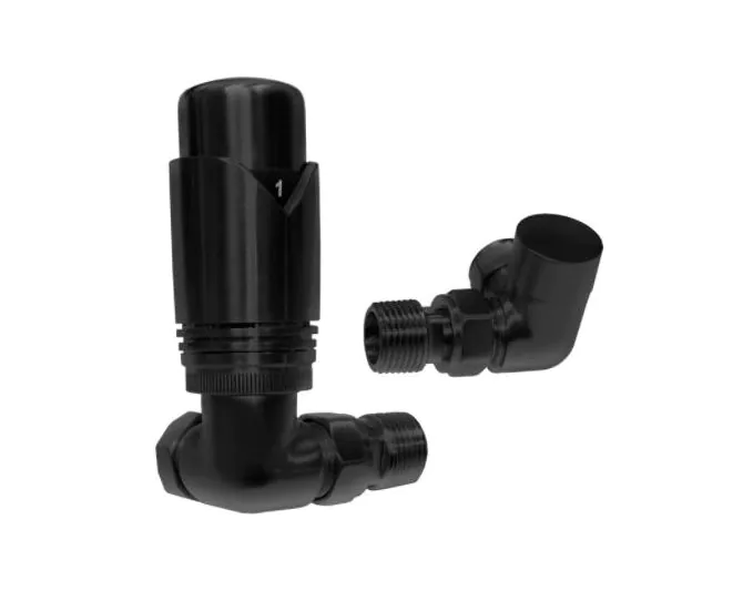 Abacus Ultima 15mm Corner TRV8 Valve Pack Matt Black ULRV-45-2010 main product photo