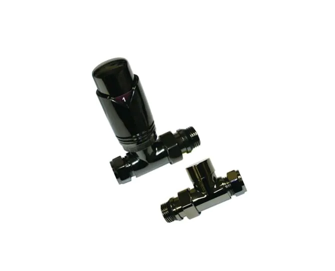 Abacus Ultima TRV8 10/15mm Valve Pk Straight Black Nickel main product photo