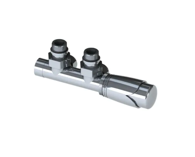 Abacus Euro50 Angled Thermostatic Radiator Valve Chrome ULRV-55-0505 main product photo