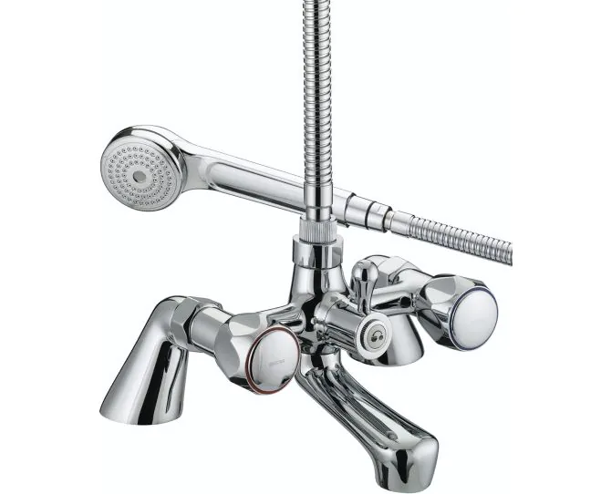 Bristan Club Pillar Bath Shower Mixer VAC PBSM C MT main product photo