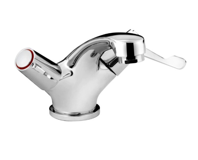 Bristan Lever Basin Mixer with Waste and 3" (76mm) Levers VAL2 BAS C CD main product photo