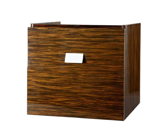 Abacus Vessini Opaz square under basin cabinet (Ebony) VEFN-30-3005 main product photo