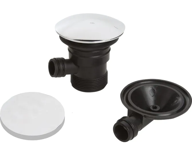Bristan Round Clicker Bath Waste with Overflow W BATH03 C main product photo