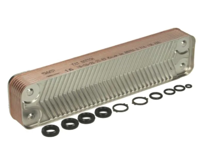 Worcester 87161066850 Heat exchanger 16 Plate (NOW 14 PLATE) main product photo