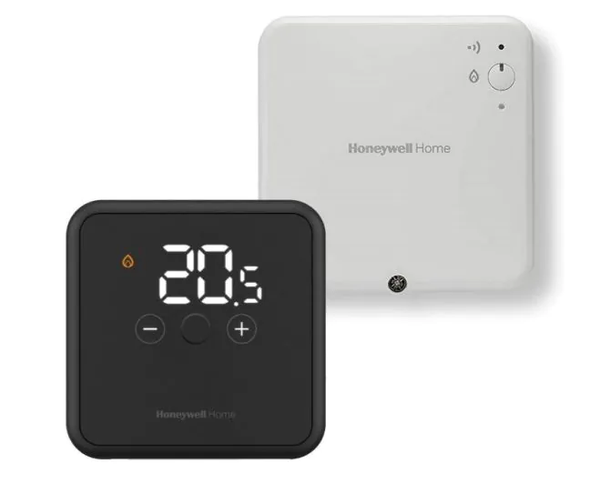 Honeywell DT4R Wireless Room Thermostat Black YT42BRFT22 main product photo