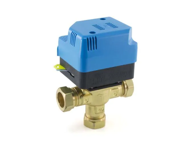 Horstmann Zoneplus Z322 3 Port 22mm Mid Position Motorised Valve main product photo