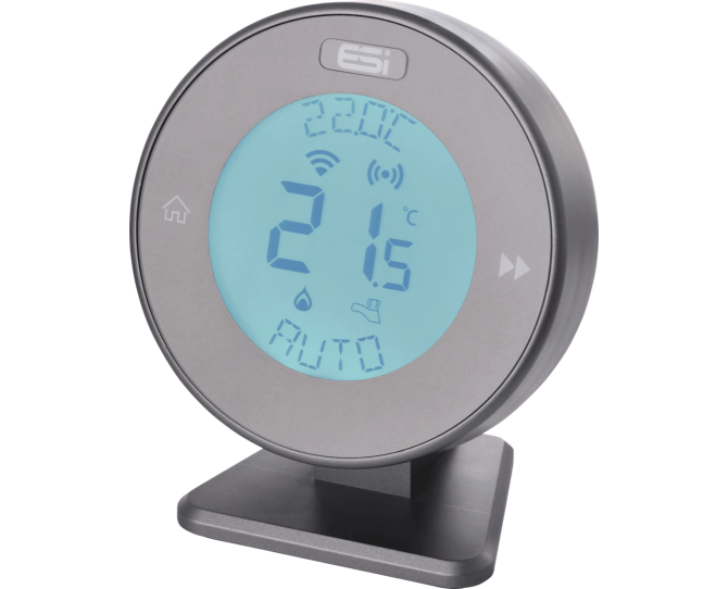 Esi Mistral Smart Thermostat Dark Grey ESRTP8W-G main product photo