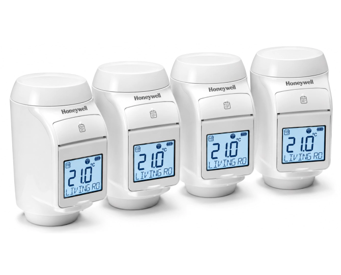 Honeywell HR93UK Radiator Controller 4 Pack HR934UK main product photo