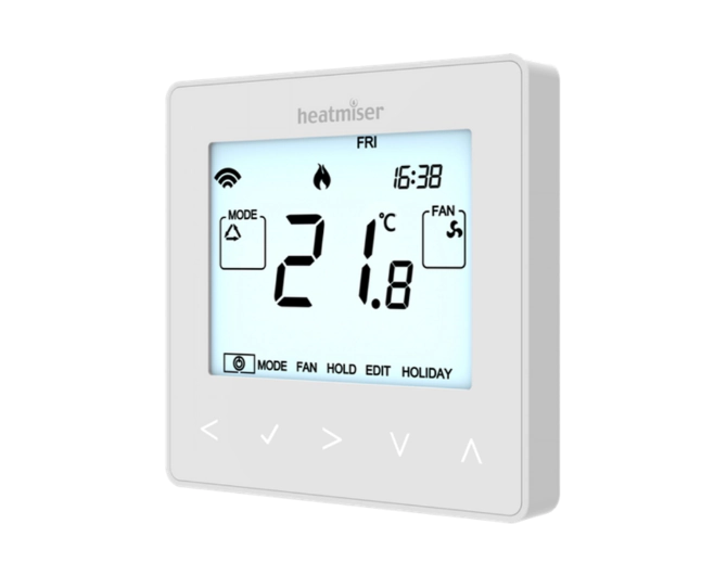 Heatmiser neoStat-HC - Smart Fan Coil Thermostat main product photo