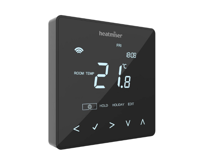 Heatmiser neoStat WiFi - WiFi Thermostat Carbon main product photo