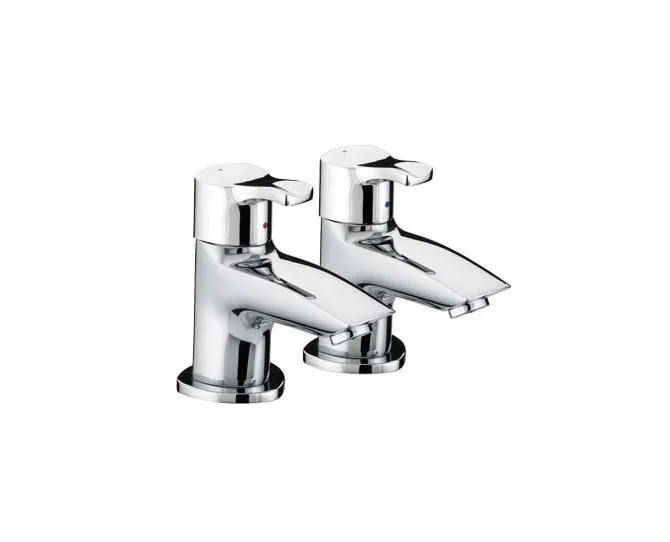 Bristan Capri Bath Pillar Taps Chrome (CAP 3/4 C) main product photo
