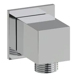 Abode Euphoria Square Wall Outlet - Chrome AB2419
