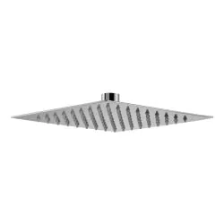 Abode Storm Slimline 200x200x3mm Square Showerhead - St/Steel AB2465