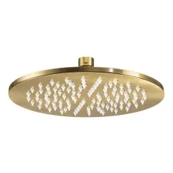 Abode Euphoria 225x225x8mm Circular Showerhead - Antique Brass AB2483