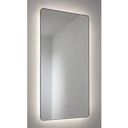 Abode Mayar 450x900mm Tablet LED Mirror - Matt Black ABM1032