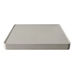 Abode Tableau 600mm Basin Shelf & Brackets - Pebble Grey ABS1002