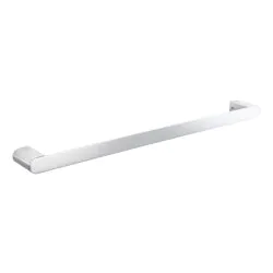 Abode Uno Single Towel Rail - Chrome ABX1101