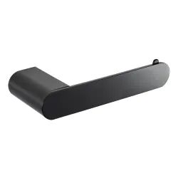Abode Uno Toilet Roll Holder - Matt Black ABX1111