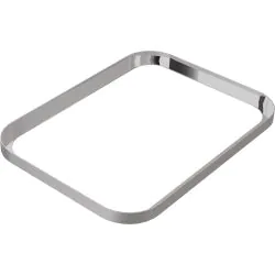 Abode Cava Tablet Basin Plinth - Chrome ABX1150