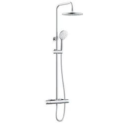 Bristan Buzz2 Bar Shower with Rigid Riser (BUZ2 SHXDIVCTFF C)