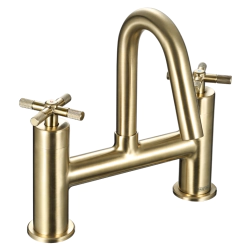 Bristan Cruzar Bath Filler Brushed Brass CRU BF BB