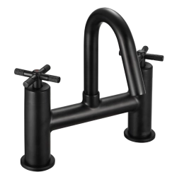 Bristan Cruzar Bath Filler Black CRU BF BLK