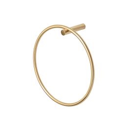 Vasca Nulla Towel Ring - Brushed Brass