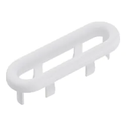 Vasca Oval Overflow Ring - White