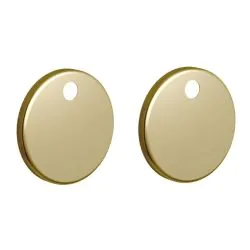 Vasca Toilet Seat Cover Caps - Brushed Brass