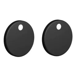 Vasca Toilet Seat Cover Caps - Matt Black