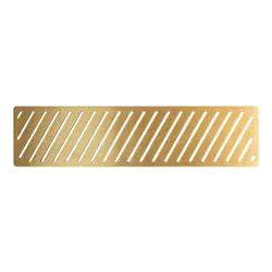Envy Linear Tray Waste Cover - Brushed Brass