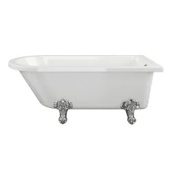 Vasca Romeo Freestanding 1500x750x650mm 2TH Corner Bath w/Feet