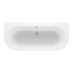 Vasca Giorno Back To Wall 1700x750x600mm 0TH Bath w/Legs