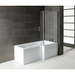 Vasca L-Shape Single End 1700x700-850x410mm 0TH Bath Only (RH)