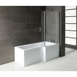 Vasca L-Shape Single End 1700x700-850x410mm 0TH Bath Only (RH)