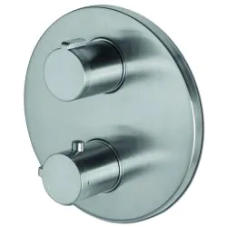 Vema Tiber Two Outlet Thermostatic Mixer - St/Steel DICM0400