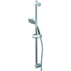 Vema Timea Chrome Riser Handset & Hose Set DICM0426