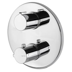 Vema Round Two Outlet Thermostatic Mixer Valve DICM0446