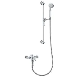 Vasca 1863 Shower Pack One - Concentric Single Outlet Shower Valve & Riser Kit - Chrome