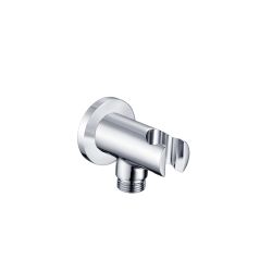 Vasca Handset Wall Bracket w/Wall Outlet - Round