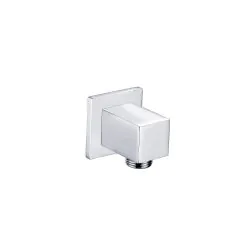 Vasca Square Wall Outlet Elbow - Chrome