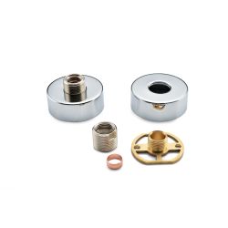 Vasca Exposed Shower Valve Fast Fitting Kit Round (Pair)