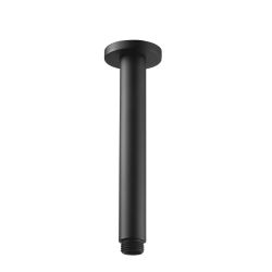 Vasca Urus 180mm Round Ceiling Arm - Matt Black