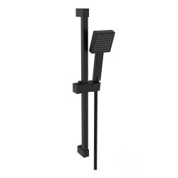 Vasca Square Slider Rail Kit & Single Mode Handset - Matt Black