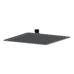 Vasca Cosmo 250mm Square Ultraslim Showerhead - Matt Black