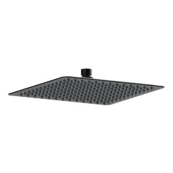 Vasca Cosmo 250mm Square Ultraslim Showerhead - Matt Black