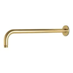 Vema Tiber 400mm Shower Arm - Brushed Brass DICM0856