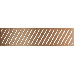 Envy Linear Tray Waste Cover - Brushed Bronze